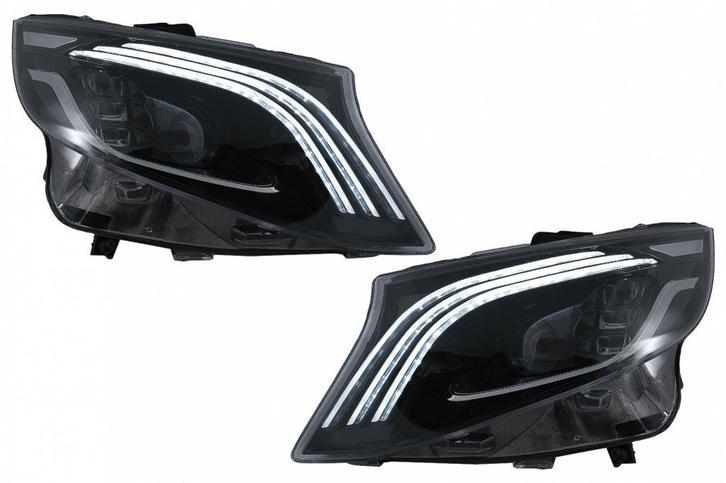Volledig LED Koplampen voor Mercedes Benz V-Klasse W447 / Vi, Auto diversen, Tuning en Styling, Ophalen of Verzenden