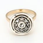 Ring - 18 karaat Geel goud Diamant (Natuurlijk), Handtassen en Accessoires, Ringen, Nieuw