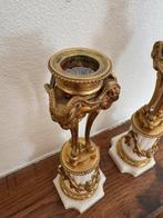 Kandelaar (2) - Verguld brons