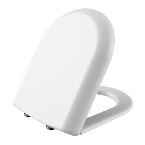 Closetzitting BWS Grande Inox Scharnieren en Softclose Wit, Doe-het-zelf en Bouw, Sanitair, Overige typen, Nieuw, Ophalen of Verzenden