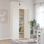vidaXL Archiefkast 90x40x240 cm staal wit, Huis en Inrichting, Kasten | Overige, Verzenden, Nieuw