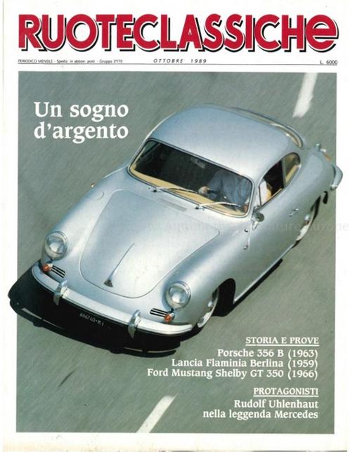 1989 RUOTECLASSICHE MAGAZINE 22 ITALIAANS, Livres, Autos | Brochures & Magazines