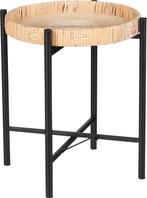 Tweedekans | Mica Decorations Kaj Bijzettafel - H40 x Ø30 cm, Huis en Inrichting, Tafels | Salontafels, Ophalen of Verzenden, Nieuw