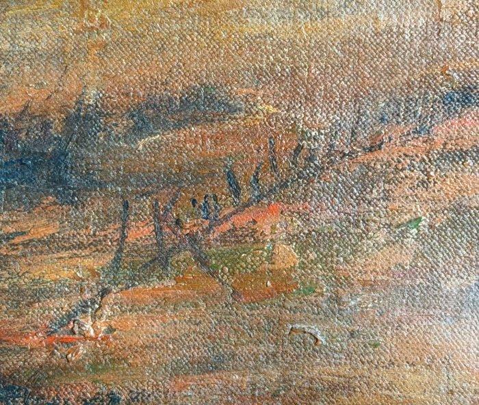 Europese school (XIX) - Escena de caza, Antiek en Kunst, Kunst | Schilderijen | Klassiek