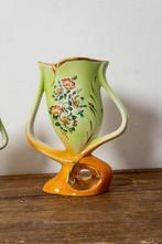 Pot de fleurs (2) - émaillé floral - Porcelaine -, Antiquités & Art