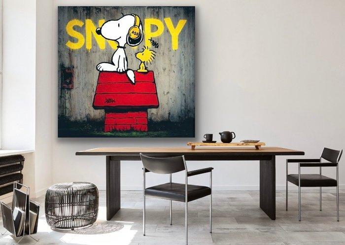 ERIC BRUMETTE - DJ SNOOPY AT HOME - Toile L, Antiquités & Art, Art | Objets design