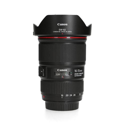 Canon EF 16-35mm 4.0 L IS USM met Hoya 77 mm Protect filter, Audio, Tv en Foto, Foto | Lenzen en Objectieven, Zo goed als nieuw