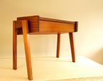 Bijzettafel - Teak - Teakhouten naaidoos bijzettafel uit de, Antiek en Kunst