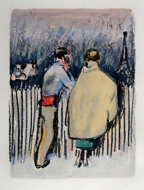 Kees Van Dongen (1877-1968) - Les couples, du haut de la, Antiek en Kunst, Antiek | Overige Antiek