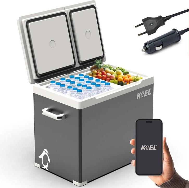 Koel Crate Dual 38 Compressor Koelbox Elektrisch 12V en 230, Caravans en Kamperen, Koelboxen, Verzenden