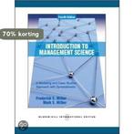 Introduction to Management Science 9780071289313, Verzenden, Zo goed als nieuw, Frederick Hillier