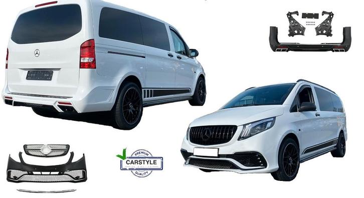Bodykit | Mercedes-Benz | V-klasse 2014-2021 5d bus W447 / V, Auto diversen, Tuning en Styling, Verzenden