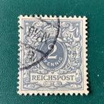 Duitse Rijk 1889 - 2Pf met plaatfout Reighpost ipv Reichpost