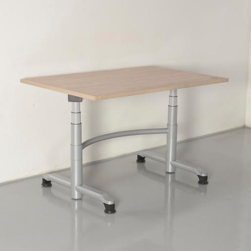 VOORRAAD UITVERKOOP Zit-sta bureau Gispen - 120 x 80 cm, Huis en Inrichting, Bureaus, Gebruikt, Ophalen of Verzenden