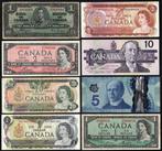 Canada. - 8 Banknotes - various dates (Zonder Minimumprijs), Postzegels en Munten, Bankbiljetten | Europa | Niet-Eurobiljetten