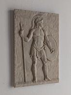 Reliëf, Eroe Spartano - 34.5 cm - Tunisisch marmer - 2025