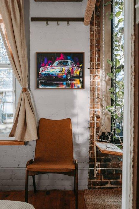 TedyZet (XX) - Chromatic Velocity_ Porsche Edition, Antiek en Kunst, Kunst | Schilderijen | Modern
