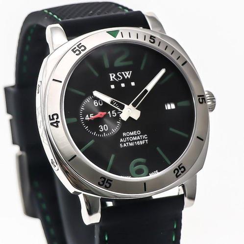 RSW - ROMEO - Automatic Swiss Watch - RSWA154-SX-12 -, Handtassen en Accessoires, Horloges | Heren