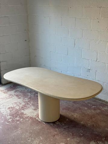 Ovale MORTEX tafel – 188 cm x 95 cm – Nieuw, Maison & Meubles, Tables | Tables à manger, Ophalen of Verzenden