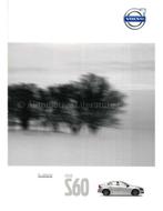 2015 VOLVO S60 BROCHURE NEDERLANDS, Nieuw