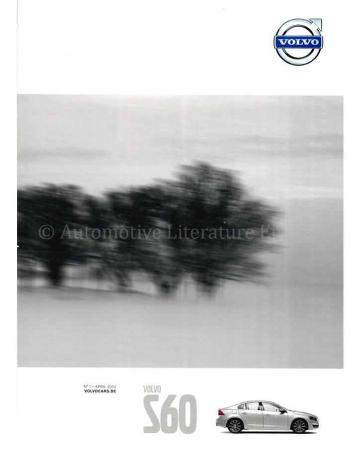 2015 VOLVO S60 BROCHURE NEDERLANDS, Livres, Autos | Brochures & Magazines