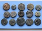 Griekenland (oud). A collection of 15 Greek bronzes, various