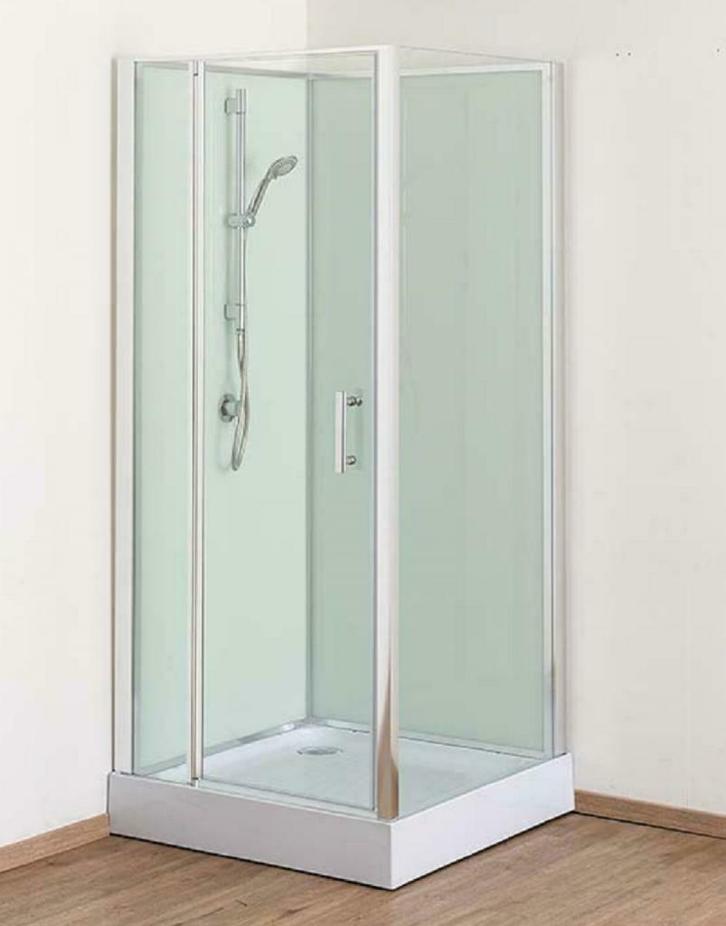 Sanifun complete douchecabine Hans 900 x 900 kitvrij Links, Doe-het-zelf en Bouw, Sanitair, Douche, Nieuw, Glas, Ophalen of Verzenden
