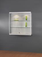 *TIP*  Luxe vitrinekast aluminium 100 cm wandkast, Ophalen of Verzenden