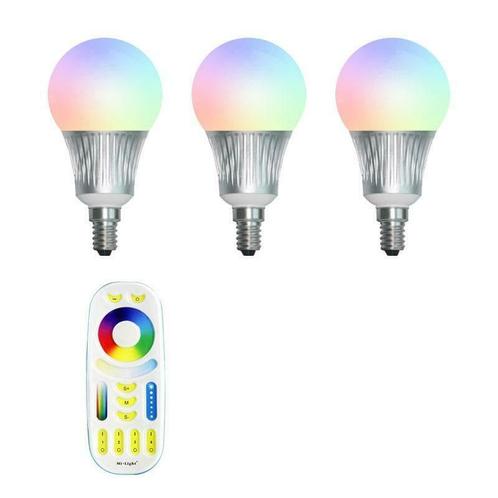 Beginners set - E14 - 3 wifi lampen - Kleur + DUAL, Huis en Inrichting, Lampen | Overige, Verzenden