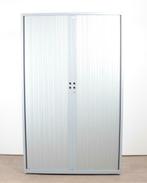 Gispen roldeurkast, aluminium, 195 x 120 cm, incl. 4 legb..., Gebruikt, Ophalen of Verzenden