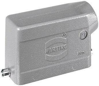 Harting Han 16B Zij-Ingang Kap M25 Aluminium - 19300161541, Bricolage & Construction, Électricité & Câbles, Envoi