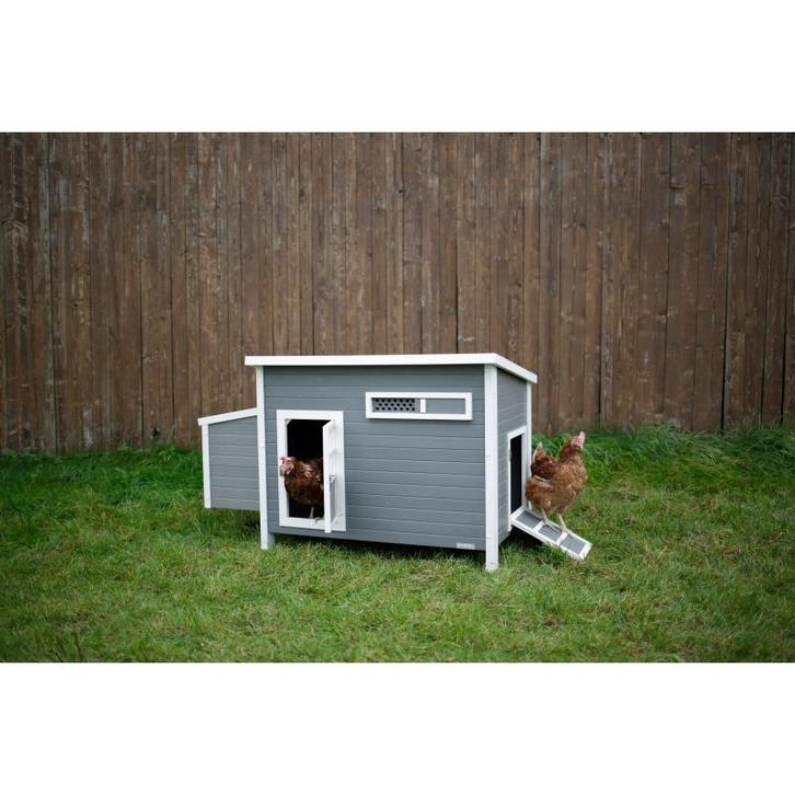 Kippenhok barney eco-stal van kunststof 137x73x83cm, ideaal, Animaux & Accessoires, Volatiles | Accessoires