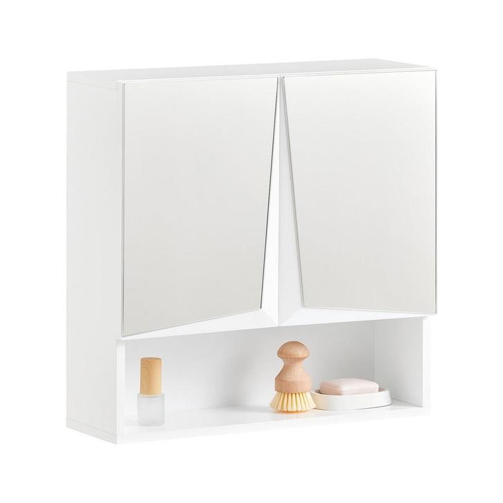 2dekans | SoBuy Badkamer wandkast - Spiegelkast - Max. 15KG, Huis en Inrichting, Woonaccessoires | Spiegels, Ophalen of Verzenden