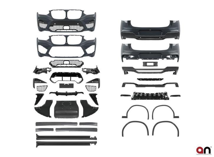 Compleet EVO M Look Pakket BMW X4 G02 B2255, Auto-onderdelen, Carrosserie, Nieuw, BMW, Voor, Achter, Links, Rechts, Bumper