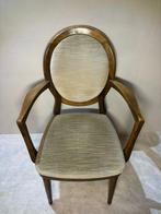 Chaise - Fauteuil Art Déco avec un dossier ovale et une, Antiek en Kunst