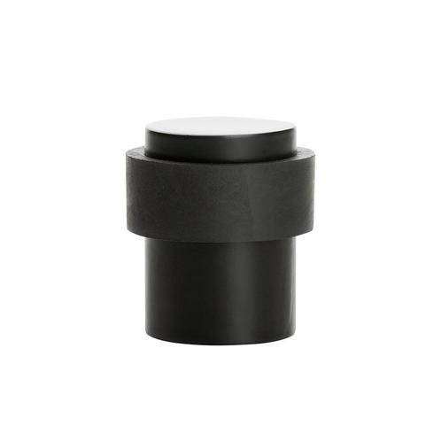 Deurstopper zwart voor vloermontage 30x40 mm, Doe-het-zelf en Bouw, Hang- en Sluitwerk, Overige typen, Nieuw, Overige materialen