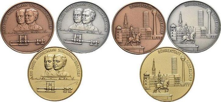 1985 Industrie, Handel, Gewerbe en Handwerk Duesseldorf,..., Timbres & Monnaies, Pièces & Médailles, Envoi