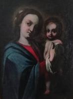 Scuola lombarda (XVII) - Madonna col bambino
