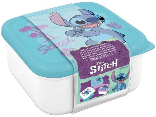 Disney Stitch Set van 3 Lunchboxen, Collections, Disney, Enlèvement ou Envoi