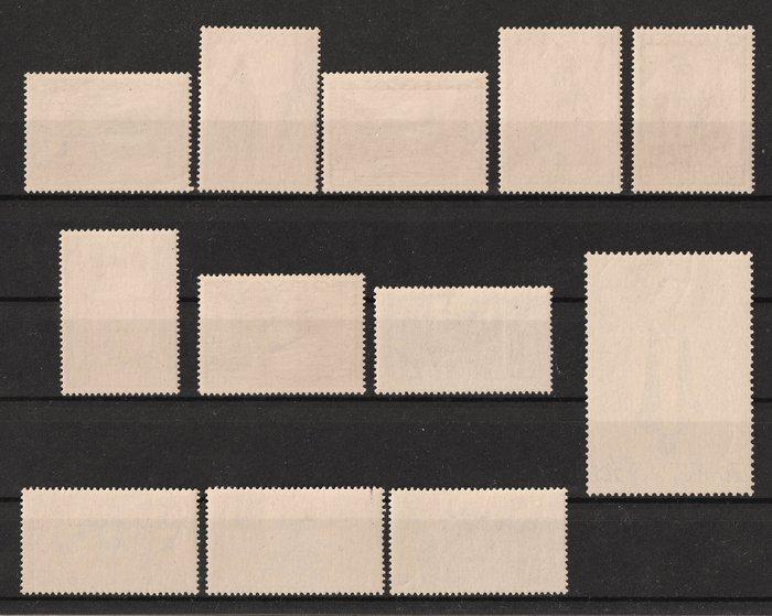 België 1933 - reeks Grote Orval - OBP/COB 363/74, Timbres & Monnaies, Timbres | Europe | Belgique