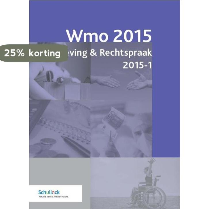 Wetgeving & Rechtspraak / 2015.1 / Wmo / 2015-1, Boeken, Wetenschap, Gelezen, Verzenden
