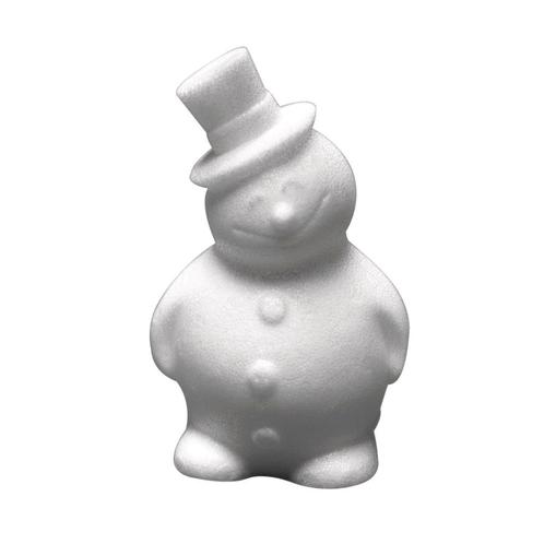Styropor-sneeuwman, 17 cm. Styropor-sneeuwman, 17 cm., Hobby en Vrije tijd, Knutselen, Nieuw