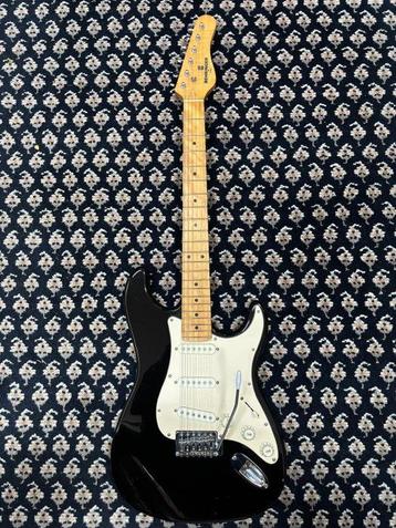 Behringer - Black/White Stratocaster - - Elektrische gitaar