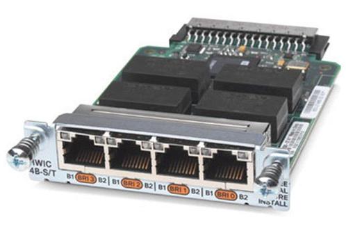 Cisco HWIC-4B-S/T - 4-port ISDN BRI High-Speed WAN Interface, Informatique & Logiciels, Commutateurs réseau, Enlèvement ou Envoi