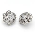 Boucles doreilles - 18 carats Or blanc Diamant (Naturelle), Handtassen en Accessoires, Oorbellen, Nieuw