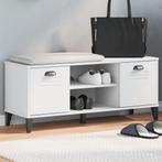 vidaXL Schoenenbank VIKEN 106x35x45 cm massief grenenhout, Huis en Inrichting, Kasten | Schoenenkasten, Verzenden, Nieuw