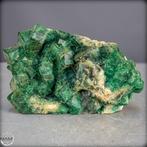 Cluster de fluorite unique – Beauté cristalline en vert