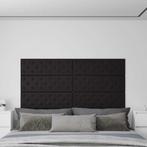 vidaXL Wandpanelen 12 st 3,24 m² 90x30 cm kunstleer zwart, Doe-het-zelf en Bouw, Platen en Panelen, Verzenden, Nieuw