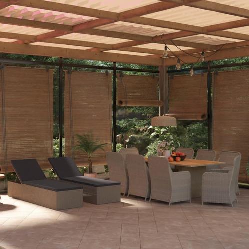 vidaXL 11-delige Tuinset poly rattan bruin, Tuin en Terras, Tuinsets en Loungesets, Tuinset, Nieuw, Verzenden