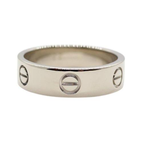 Cartier - Bague - Love - 18 carats Or blanc, Handtassen en Accessoires, Ringen